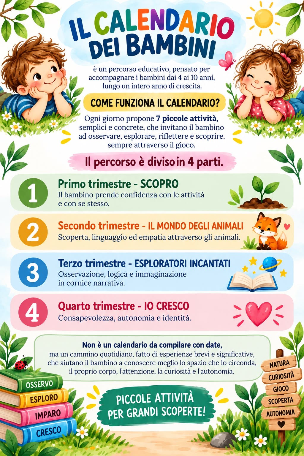 IL CALENDARIO DEI BAMBINI (CONFEZIONE REGALO)