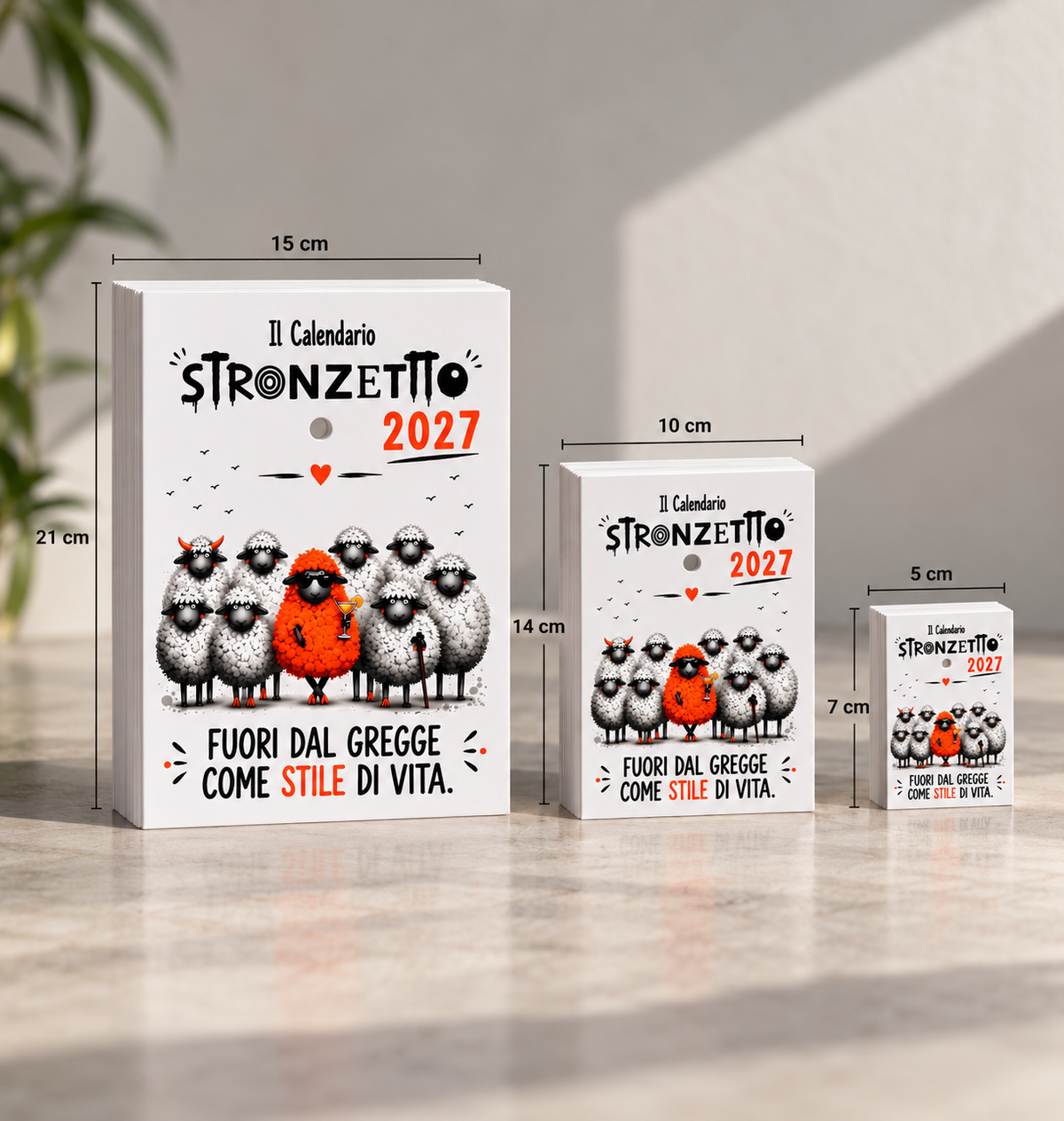 IL CALENDARIO STRONZETTO (SENZA SUPPORTO)