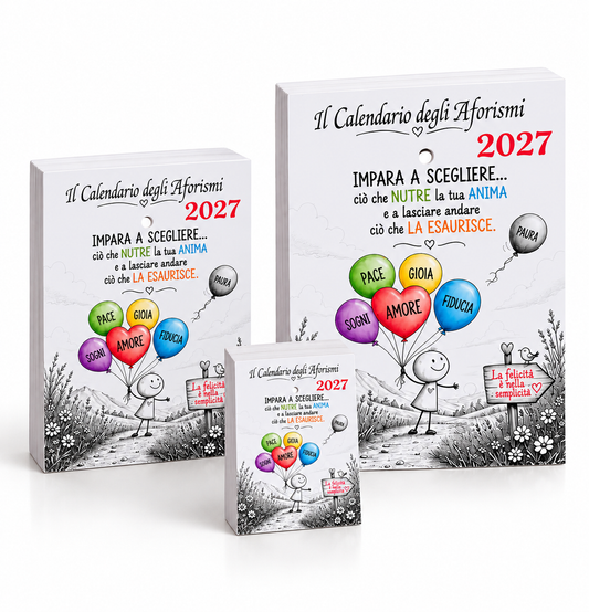 Il Calendario degli Aforismi 2027 (SENZA SUPPORTO)