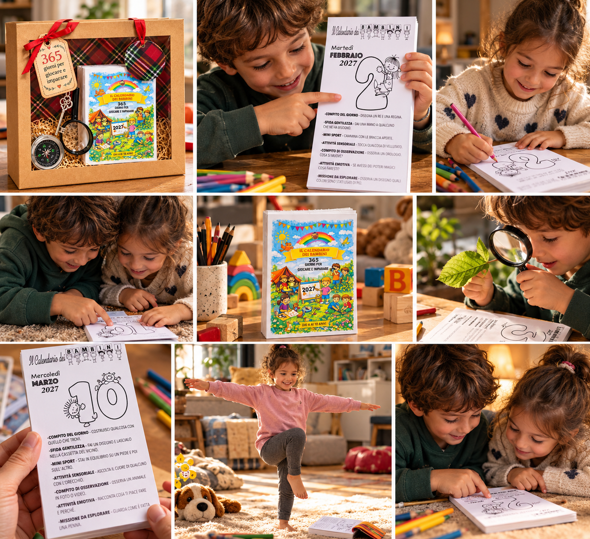 IL CALENDARIO DEI BAMBINI (CONFEZIONE REGALO)